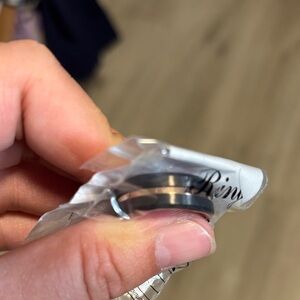 Black and Rose Gold Ring